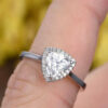 trillion cut diamond ring