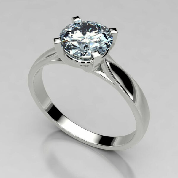 round engagement rings