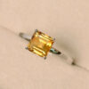 vintage canary diamond ring