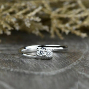 two stone engagement ring