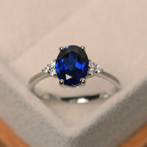 oval sapphire engagement rings