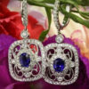 Diamond Sapphire Women Earring