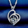 Diamond Heart Shape Pendant Necklace